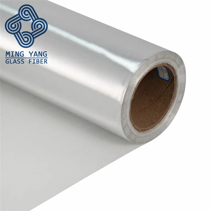 High Temperature Fireproof Aluminum Coated Fiberglass Cloth Fabric